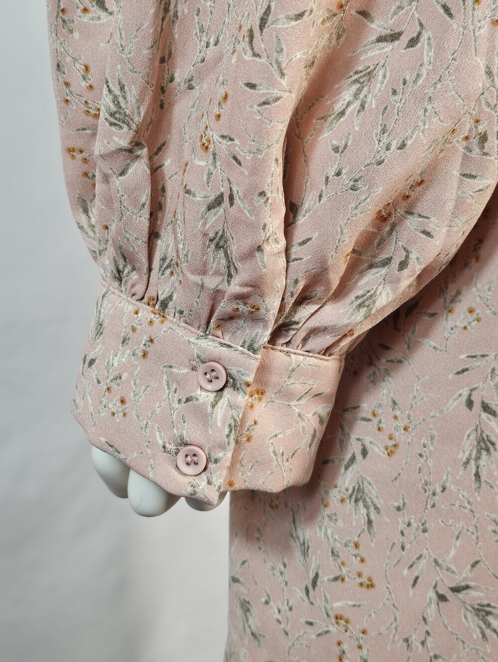 NWT Roolee True Love's Kiss Blush Pink Floral Nursing Mom Ruffle Maxi Dress - Picture 8 of 16